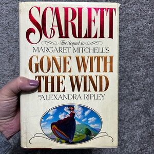 Scarlett 1991 Gone With the Wind Sequel 1st Print Hardcover Book A Ripley